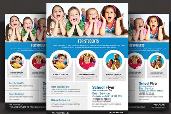 School Activities Flyer Templates – Free & Premium PSD, Ai, Word ( Doc ), InDesign, Vector, EPS, PNG, PDF, TIFF Formats Download